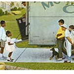 Moving Day (New Kids) Norman Rockwell