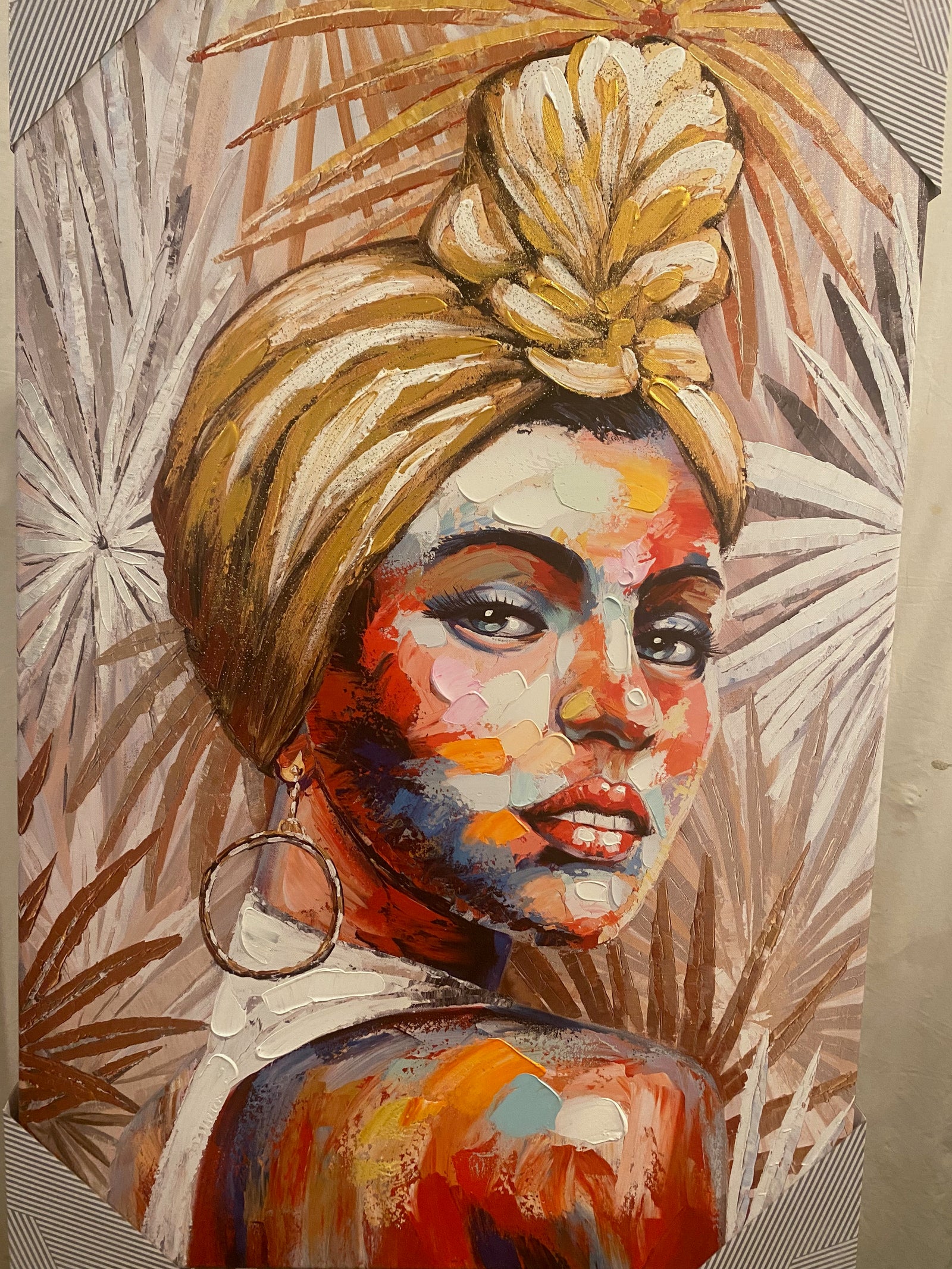 Gold Turban Beauty